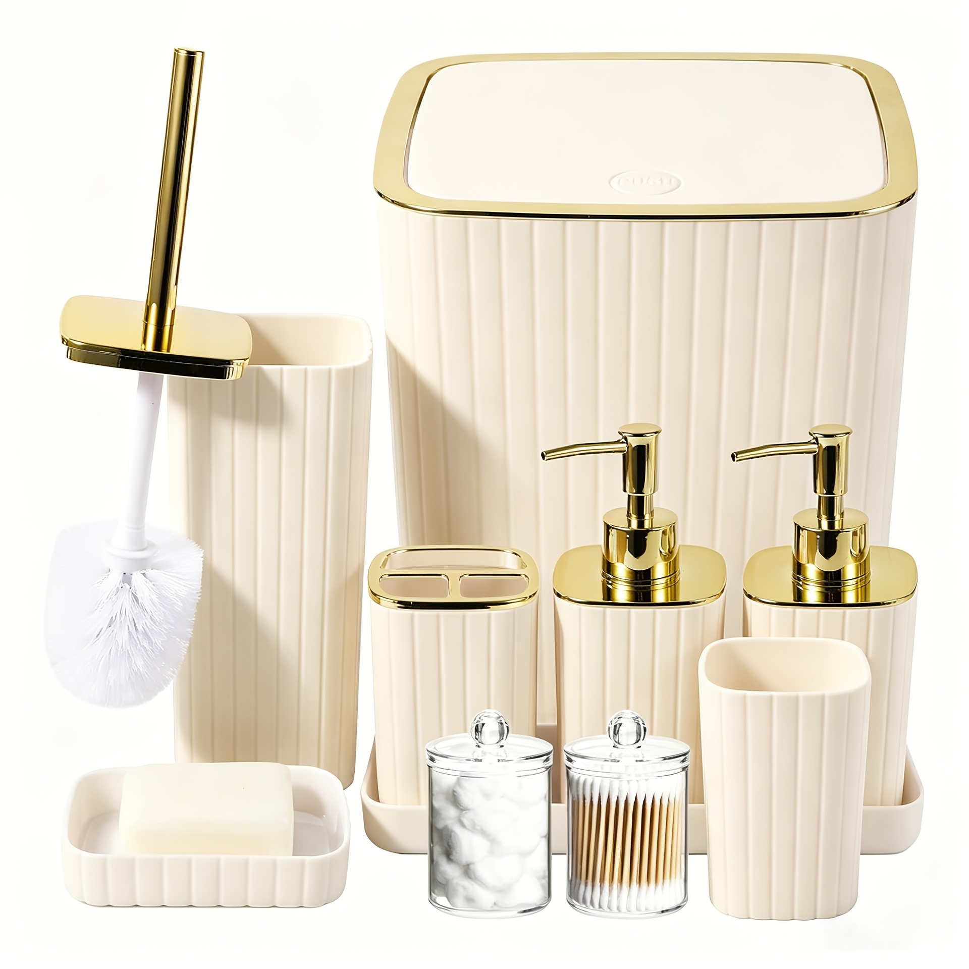 10pcs Bathroom Accessories Set, Complete Collection