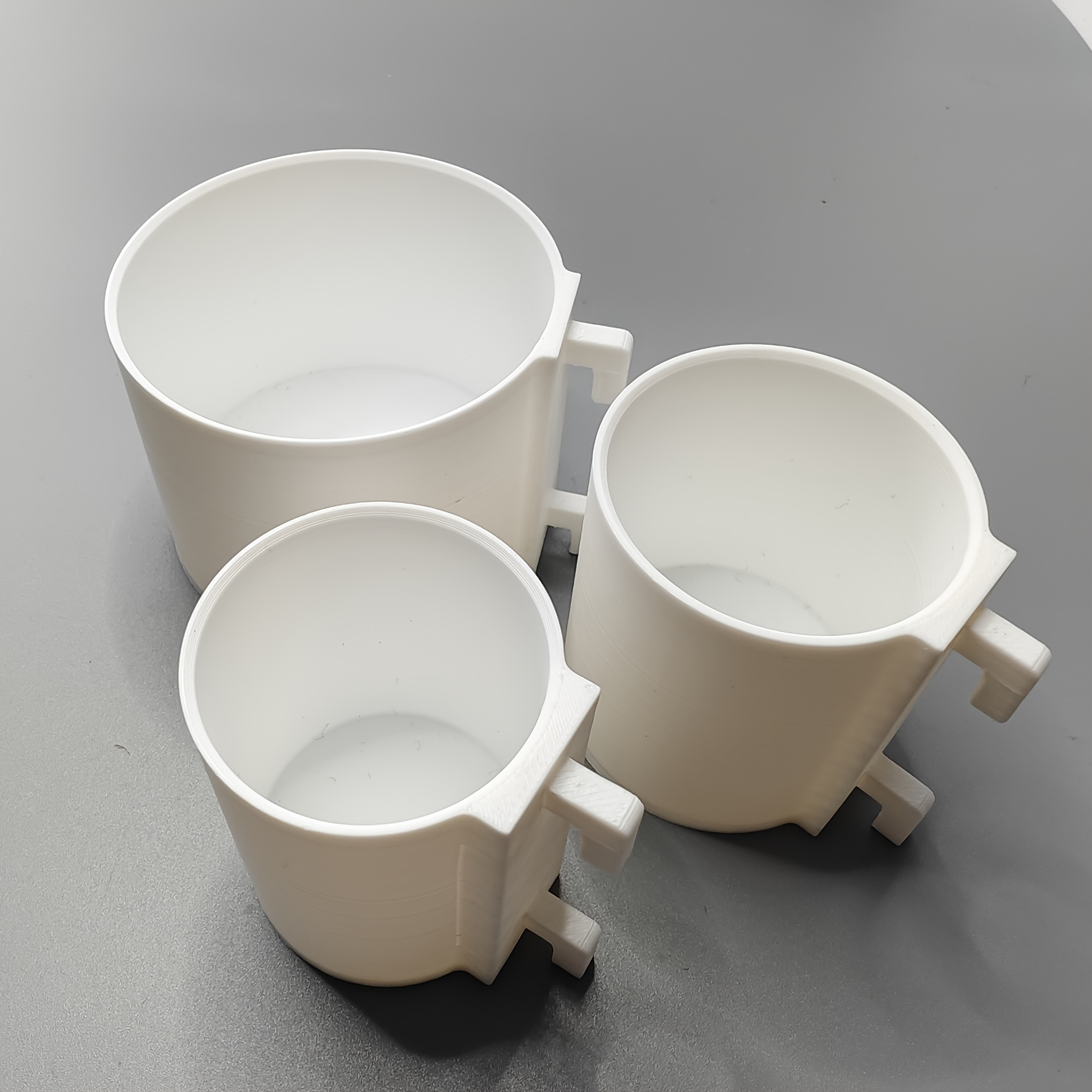Large, Medium And Of Pegboard Storage Bracket 3pcs Storage Box Round Tool Storage Bucket Storage Tray, Utility Shelves