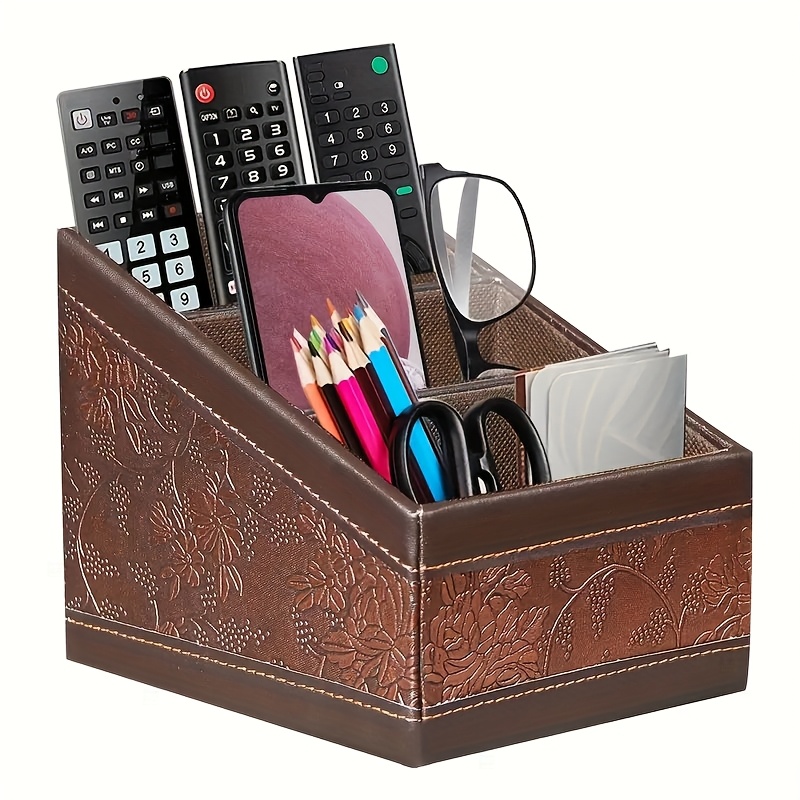 Remote Control Organizer & Desk Drawer Organizer For Home Storage – Keep Your Remotes And Desk Items