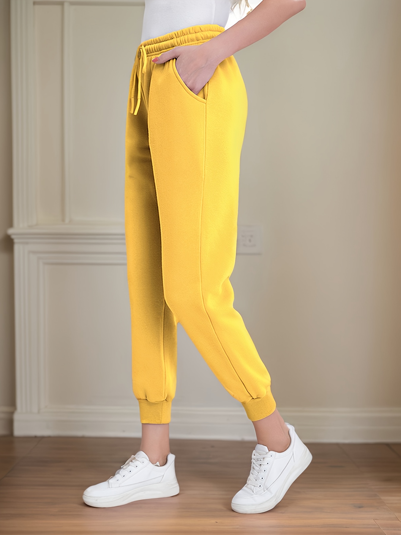 Mostaza Pantalon Cuadros Amarillo Outfits Pantalones Amarillos