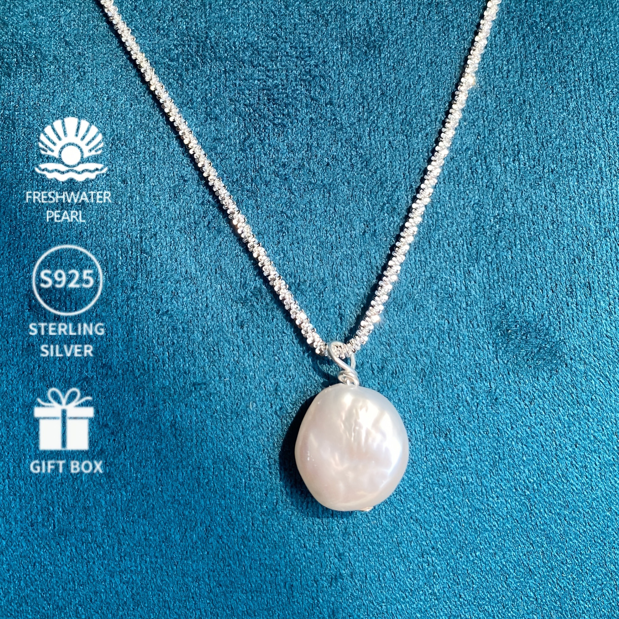 ☆ENGBROX☆ silver925 clova pearl necklace EBNL24010SV clova pearl necklace - ENGBROX | 60% - Asian Fashion Online