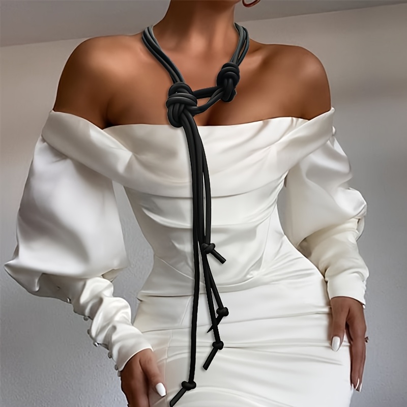 Image of 1pc Fashion Bohemian Necklace Gothic Style Jewelry Additions Personalized Ethnic Style Jewelry