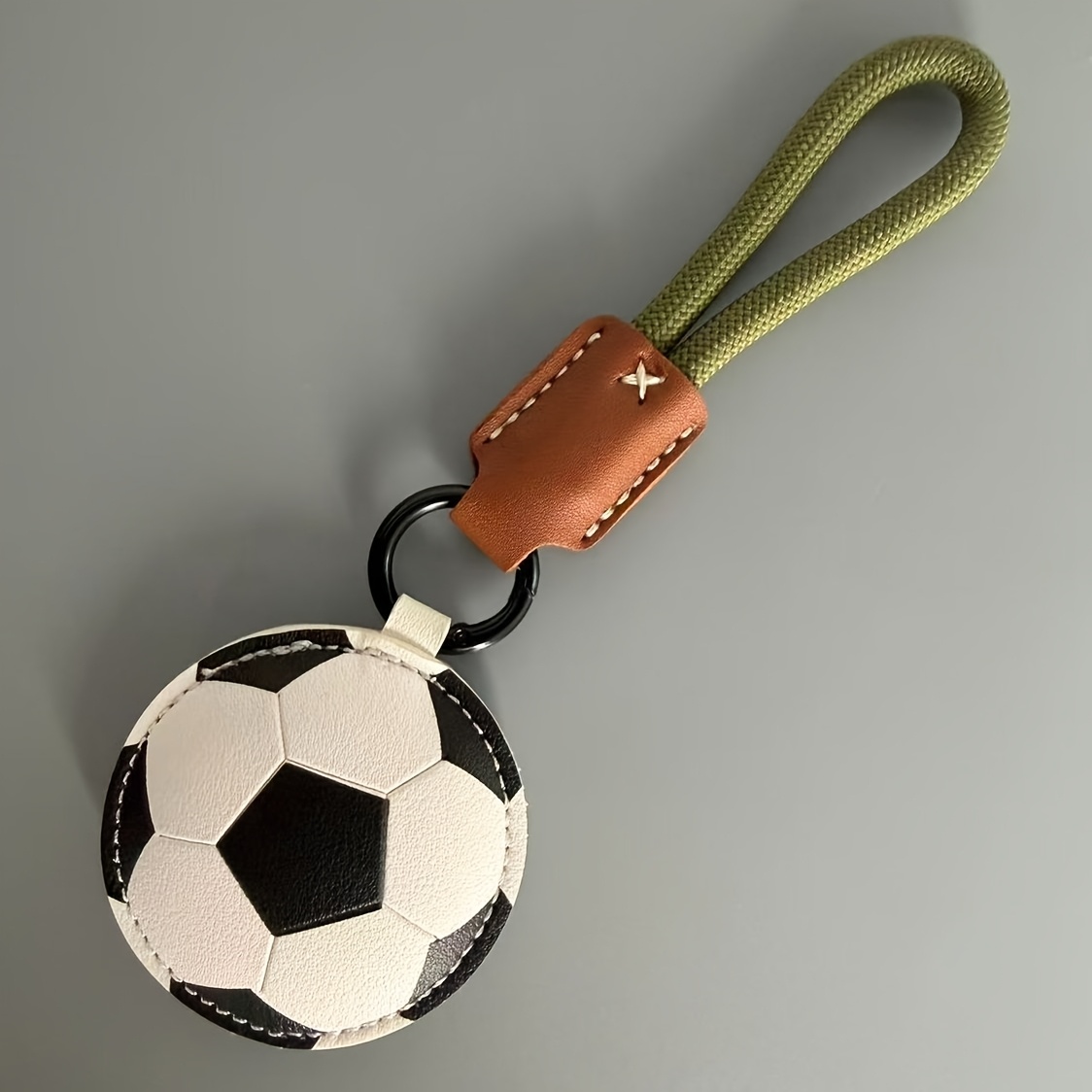 Image of Creative Sports Keychain Basketball Football Badminton Table Tennis Creative Gloves Cute Sports Competition Small Gifts, Without Battery