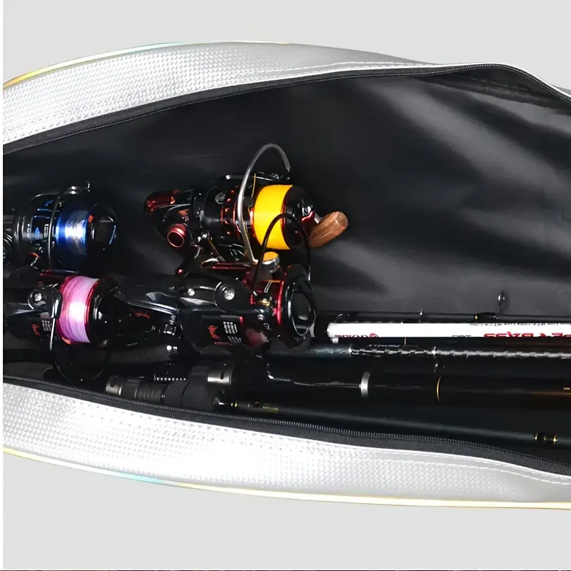 Hard Shell Rod Bag Waterproof Rod Case Fishing Tackle - Temu