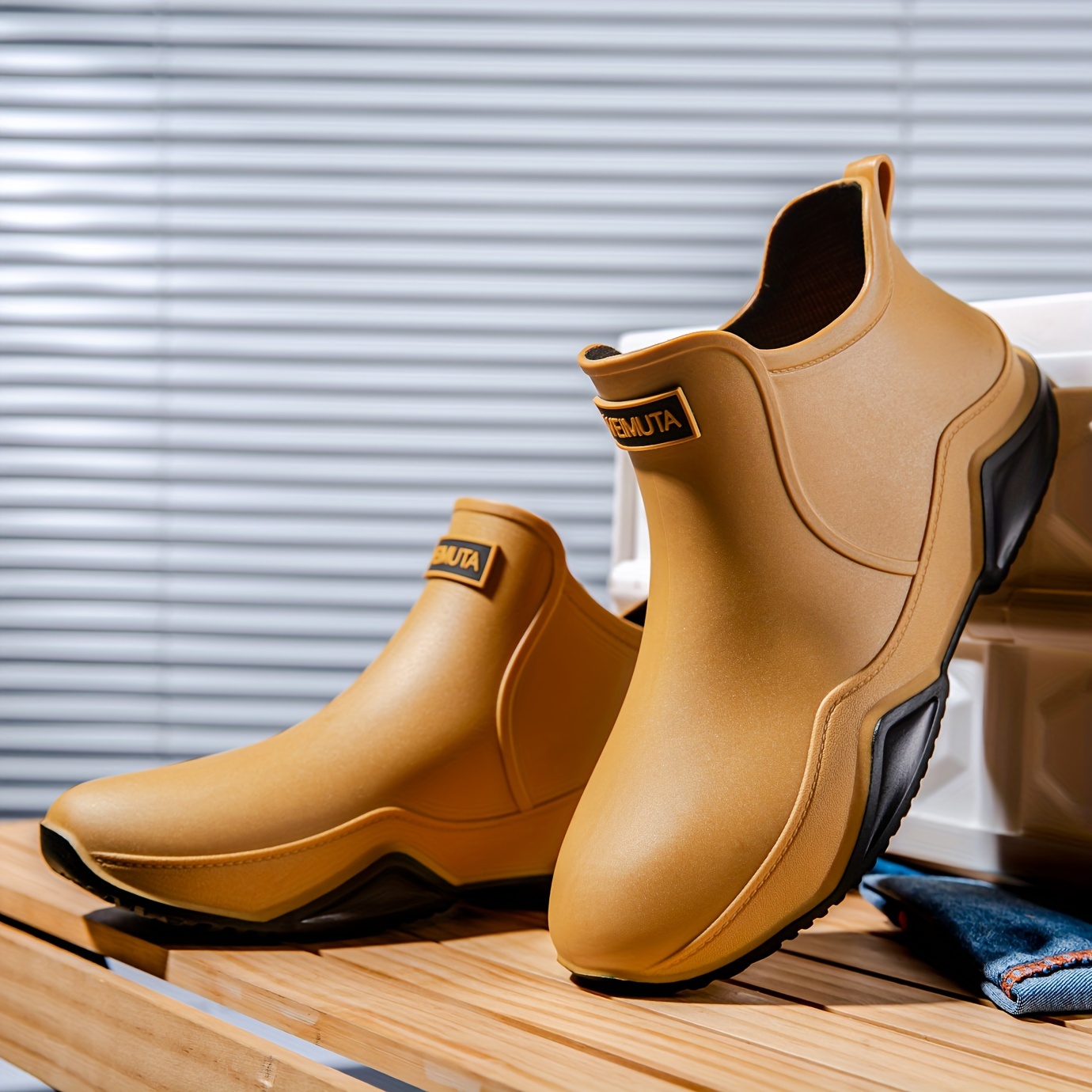 Women Men Trendy Outdoor High Quality Non Slip Rain Boots