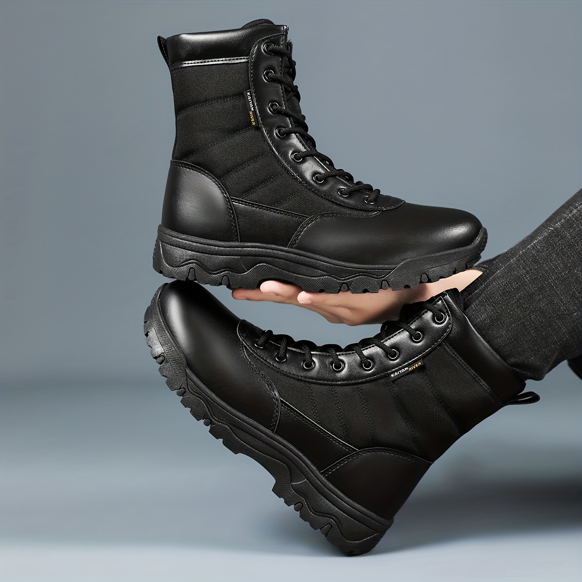 combat shoes sold on Temu Australia