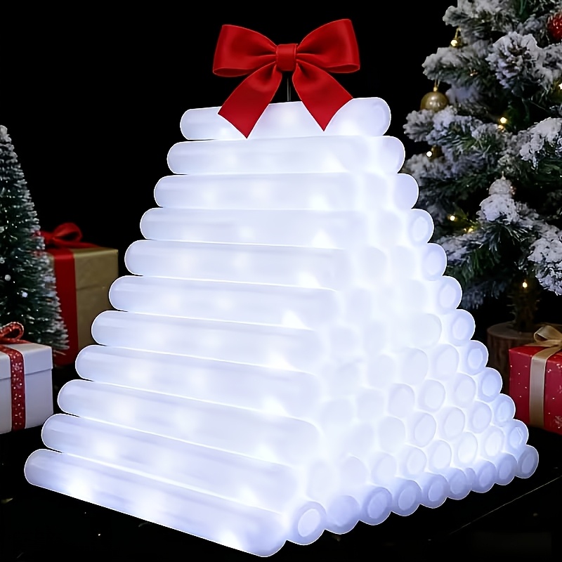 18/48/88 Stück 3LED Leuchtstäbe, Schaumstoff-Blitzstäbe Großpackung, 3 * Blinkende LED-Lichter im Dunkeln, Partyzubehör für Partys, Hochzeiten, Geburtstage, Konzerte, Weihnachten, Halloween,