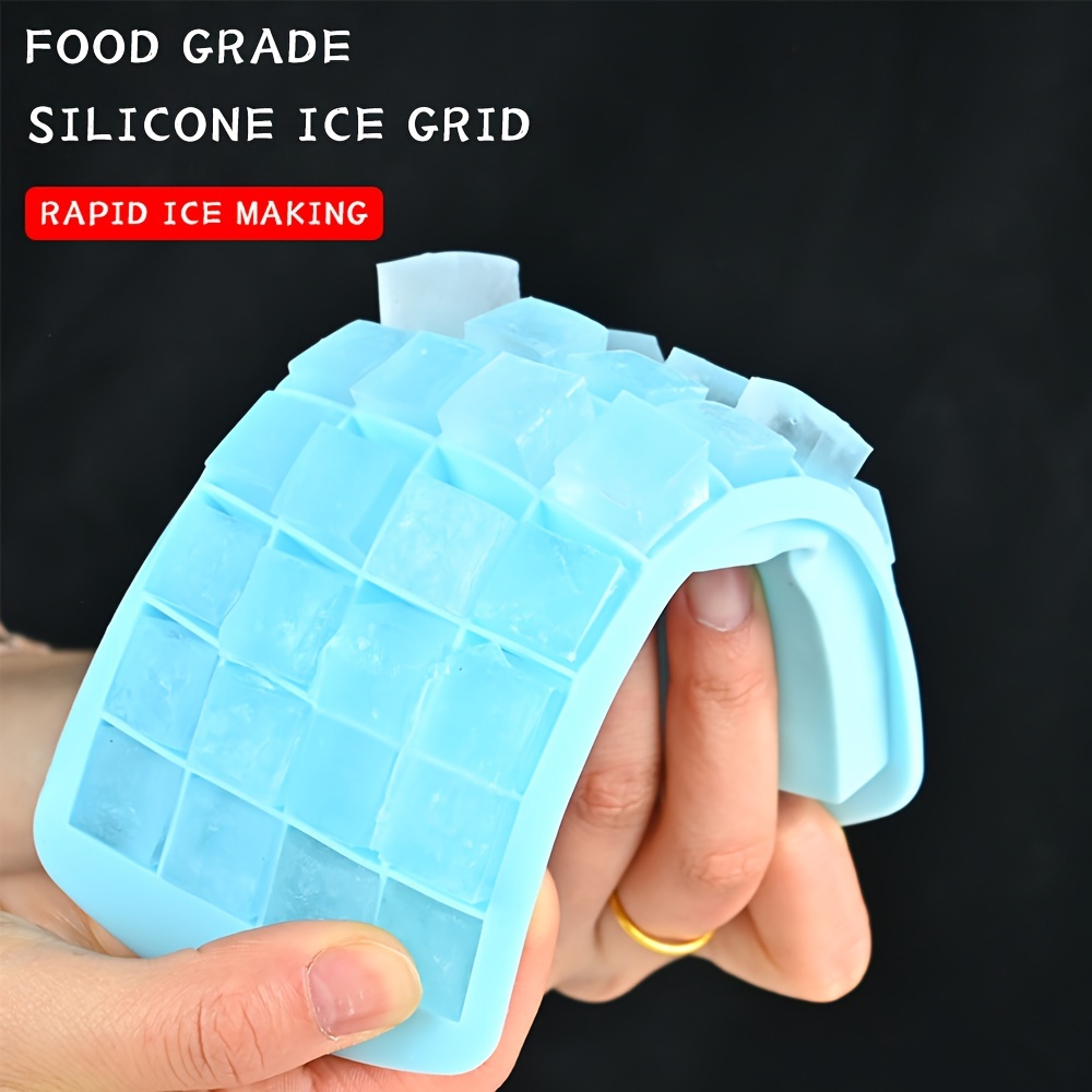 

1pc Ice Cube Mold, Silicone Ice Cube Tray, Multifunctional Chocolate Mold, Mold For Pudding,jelly,candy, Ice Cube Tray, Ice Trays For Freezer , Kitchen Accessaries,apartment Essentials, Party Supplies