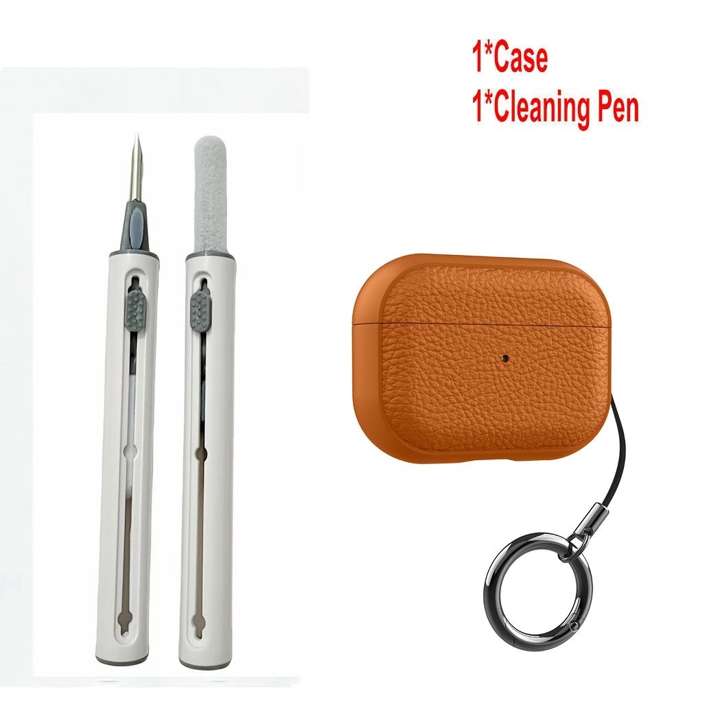 TEMU Étui pour écouteurs for Pro 3ème génération 2025/Pro2/4/3/ PU avec stylet de nettoyage