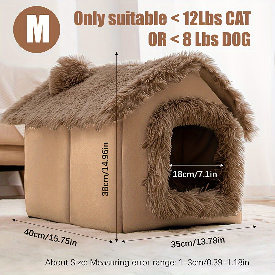 TEMU All- Cat Bed - -, Bottom, Pet