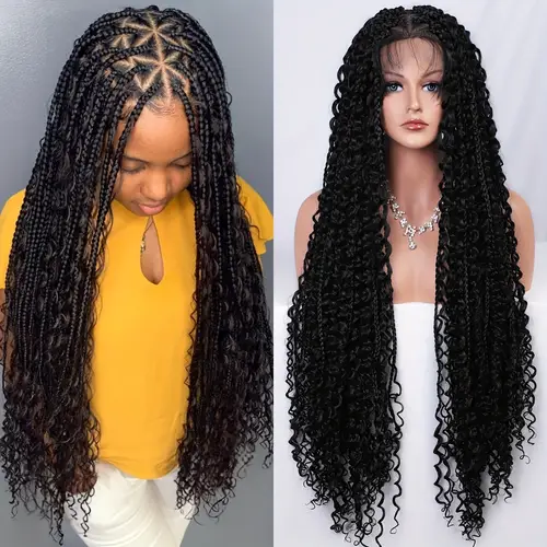 braided wig sold on Temu United States