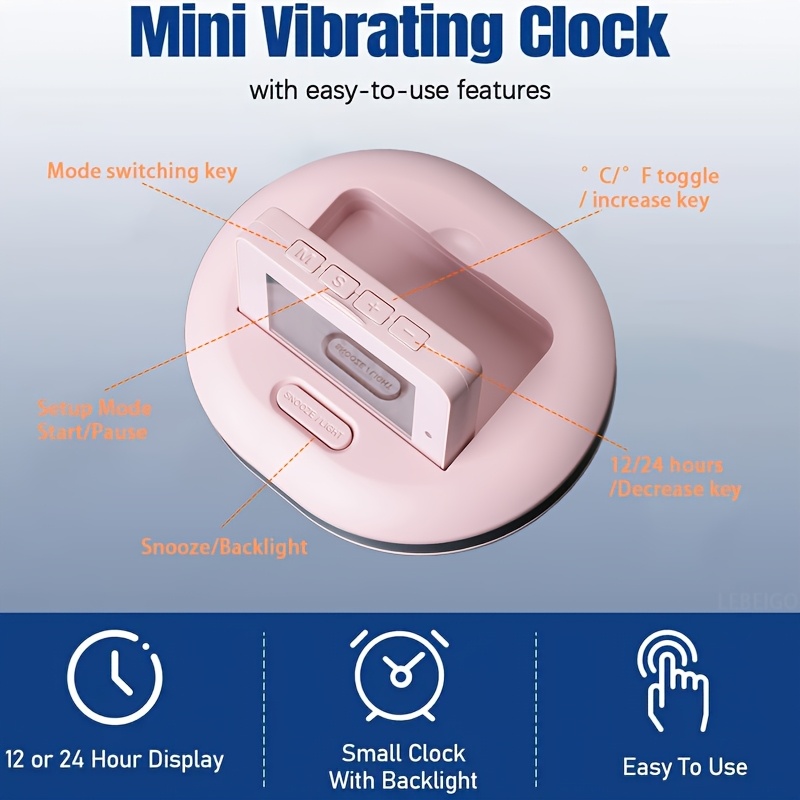 small vibrating alarm clock Bed Shaker Alarm for the Deaf main image 0