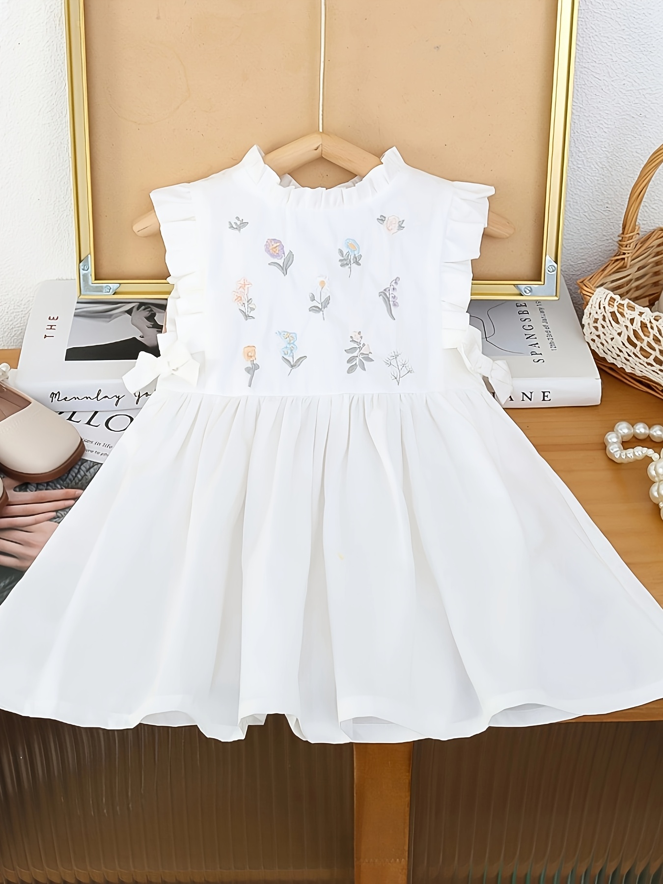 cotton white dresses sold on Temu Australia