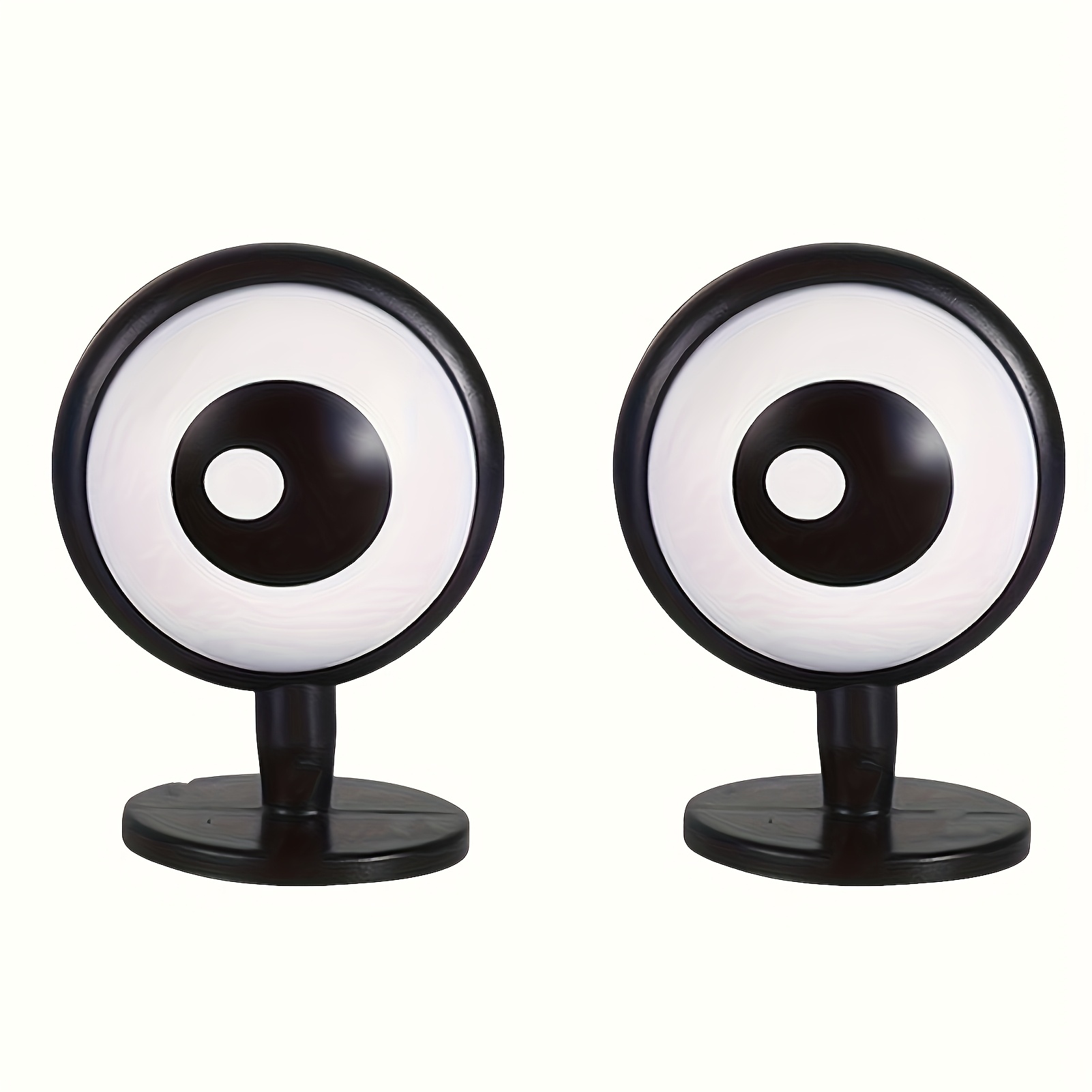TEMU 2pcs Décorations d'œil pour vélo électrique, ajouts de moto ludiques, modification de casque , ornements de voiture