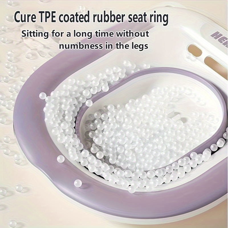 2pcs set of sitting bathtubs, butt washing artifact, free squatting basin for Women's private care, toilet basin, elderly care basin