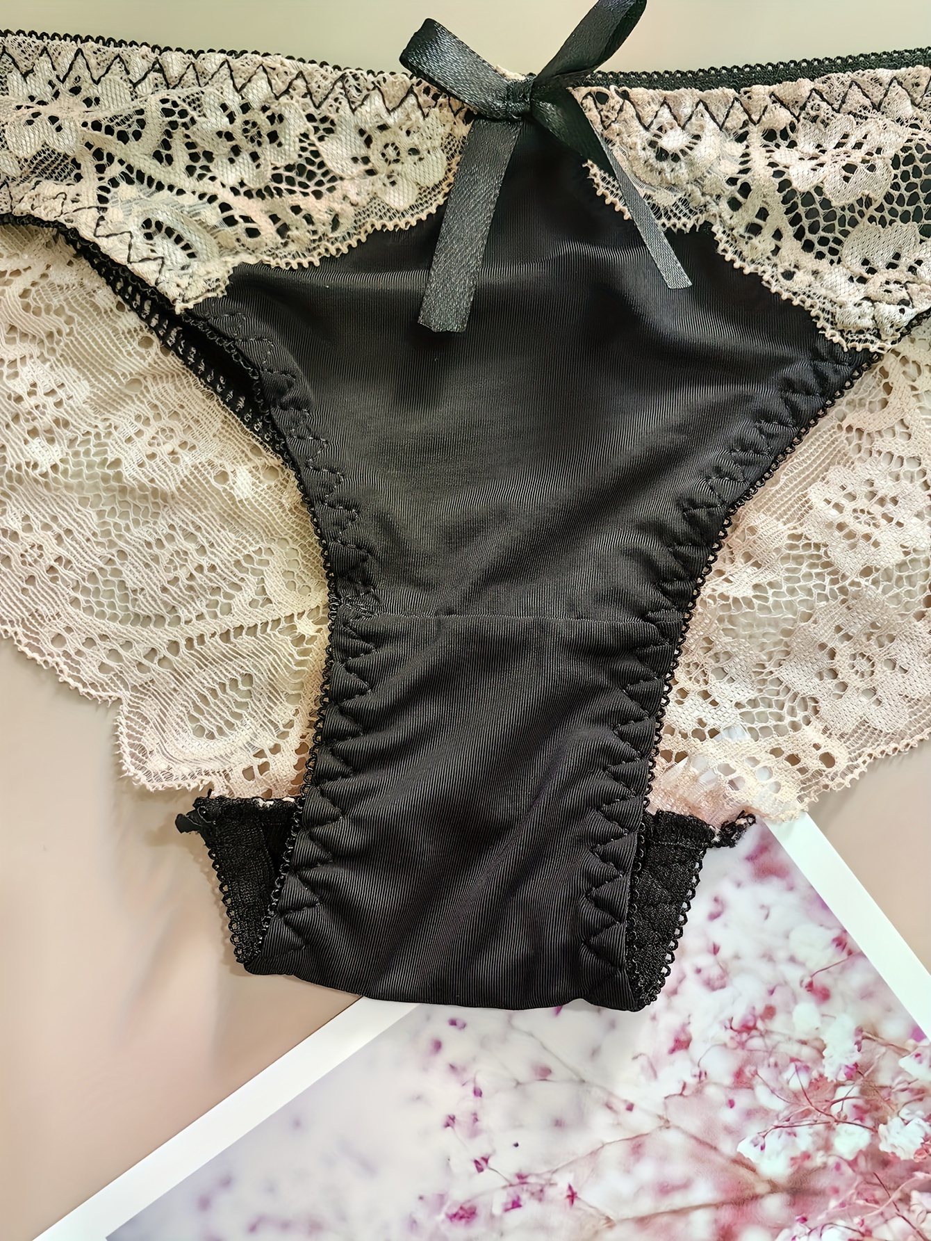 Perizoma In Pizzo Con Lacci Laterali – Intimo Sexy Donna – 7 Colori Disponibili