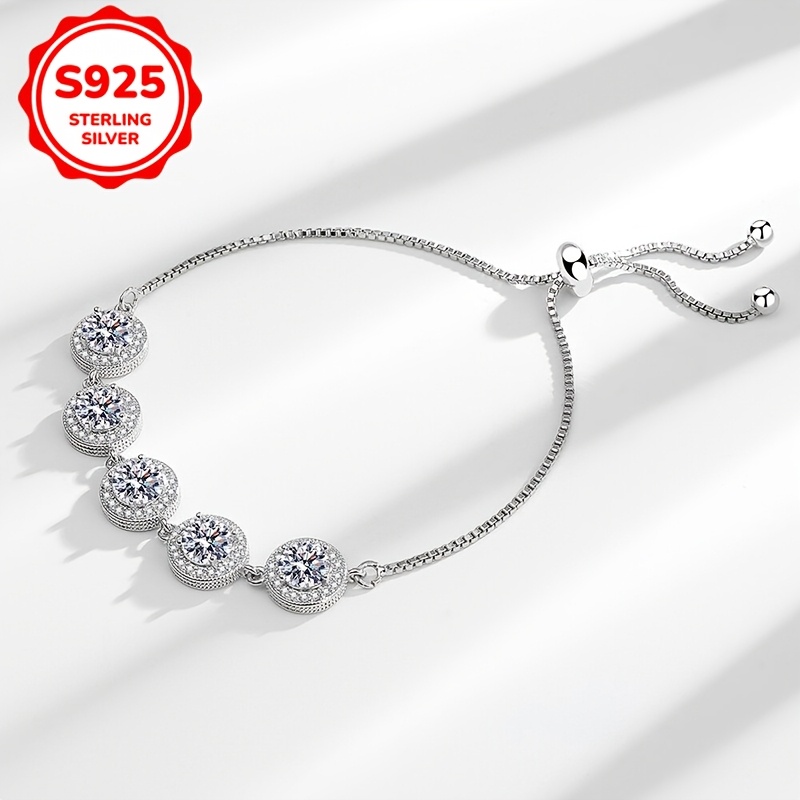Women's Zirconia Circular Bracelet Set
