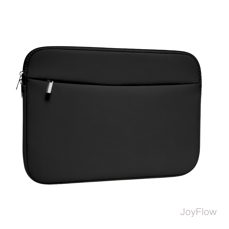 TEMU 1pc Laptop Sleeve, Shockproof Laptop Protective Case With Front Pocket, Lightweight And Minimalist, Suitable For Multiple Laptop Brands, Ideal