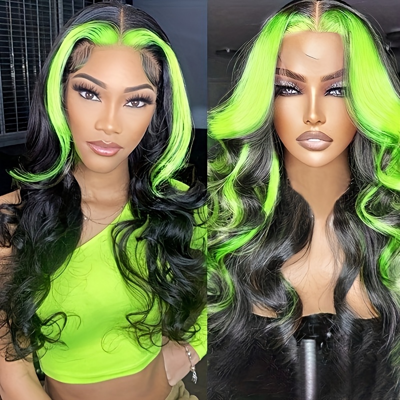 13x4 ombre pink body wave lace front wigs a - Temu display picture 1