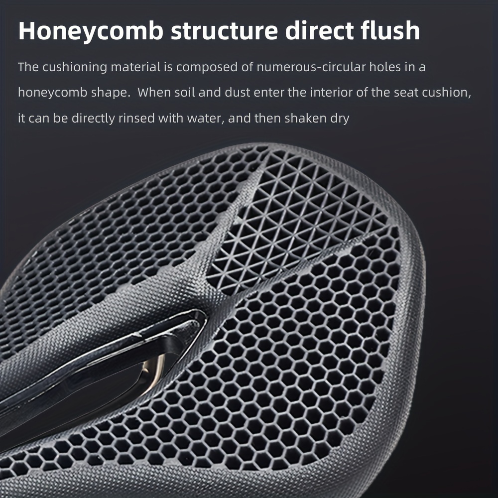 точне прилягання, ультралегке 3d друковане сідло для велосипеда - зручне, міцне сідло для гірських та шосейних велосипедів з мікрофелловим покриттям та біонатільною підкладкою детальніше 4