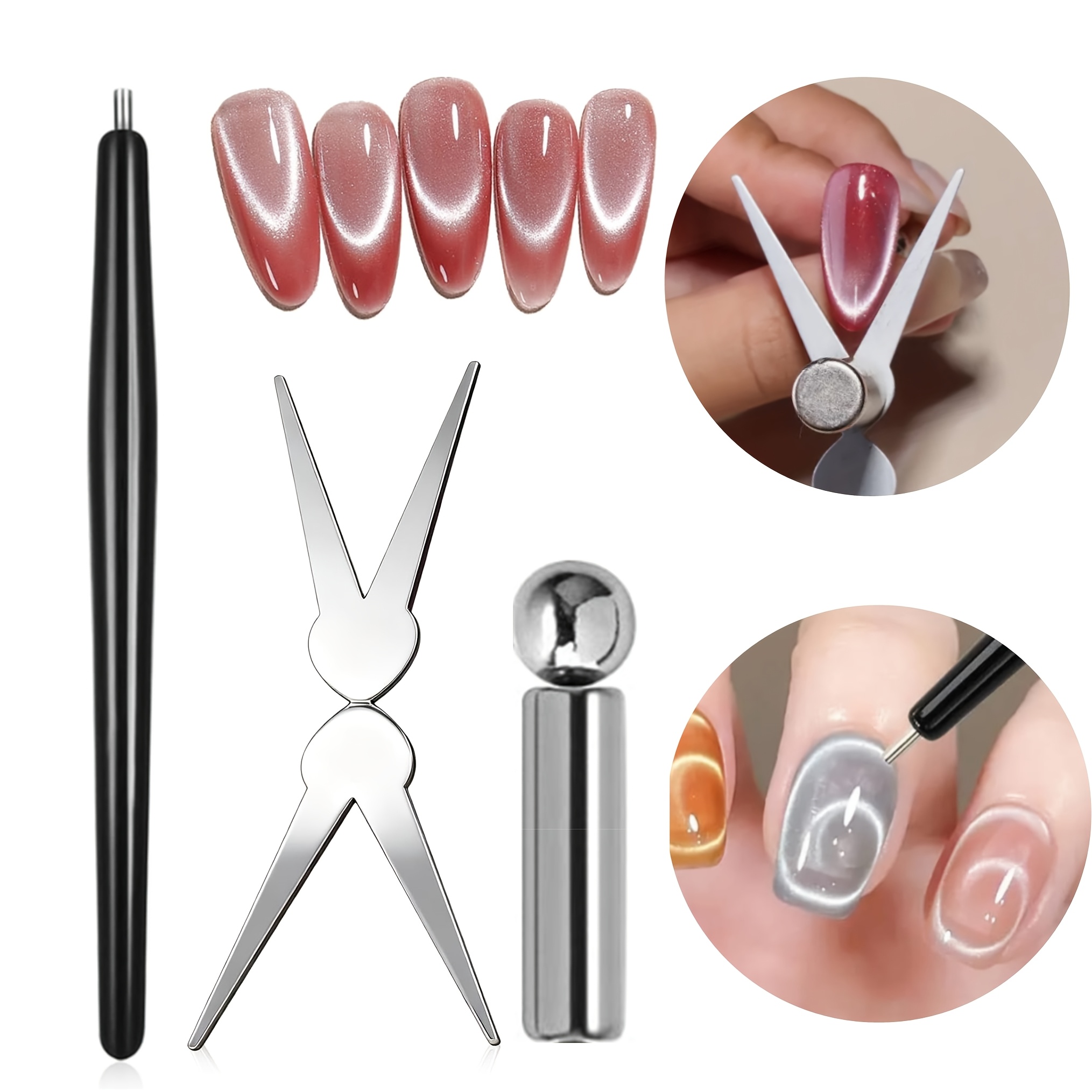 Image of 4pcs Nail Art Tool Set, Nail Tech Must-haves