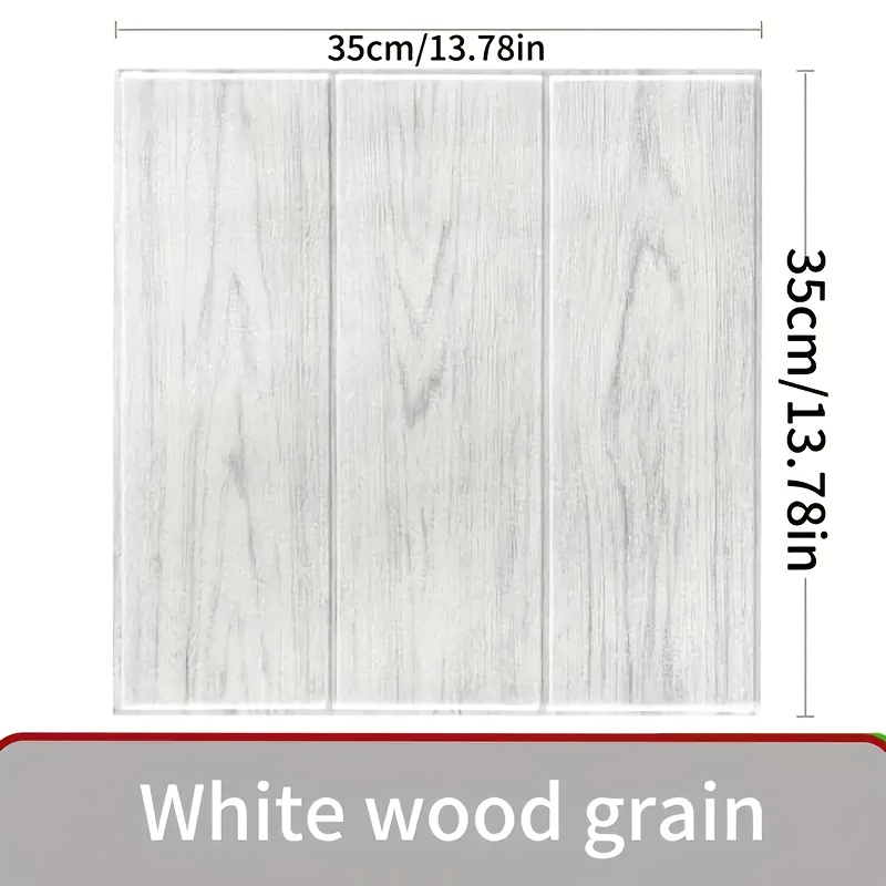 E-shop 35 Stück/45 Stück Holzoptik Wandsticker, Wasserdicht Feuchtigkeitsbeständig Selbstklebend Stoßfest Deckenpaneele, Ideal für Küche, Wohnzimmer,