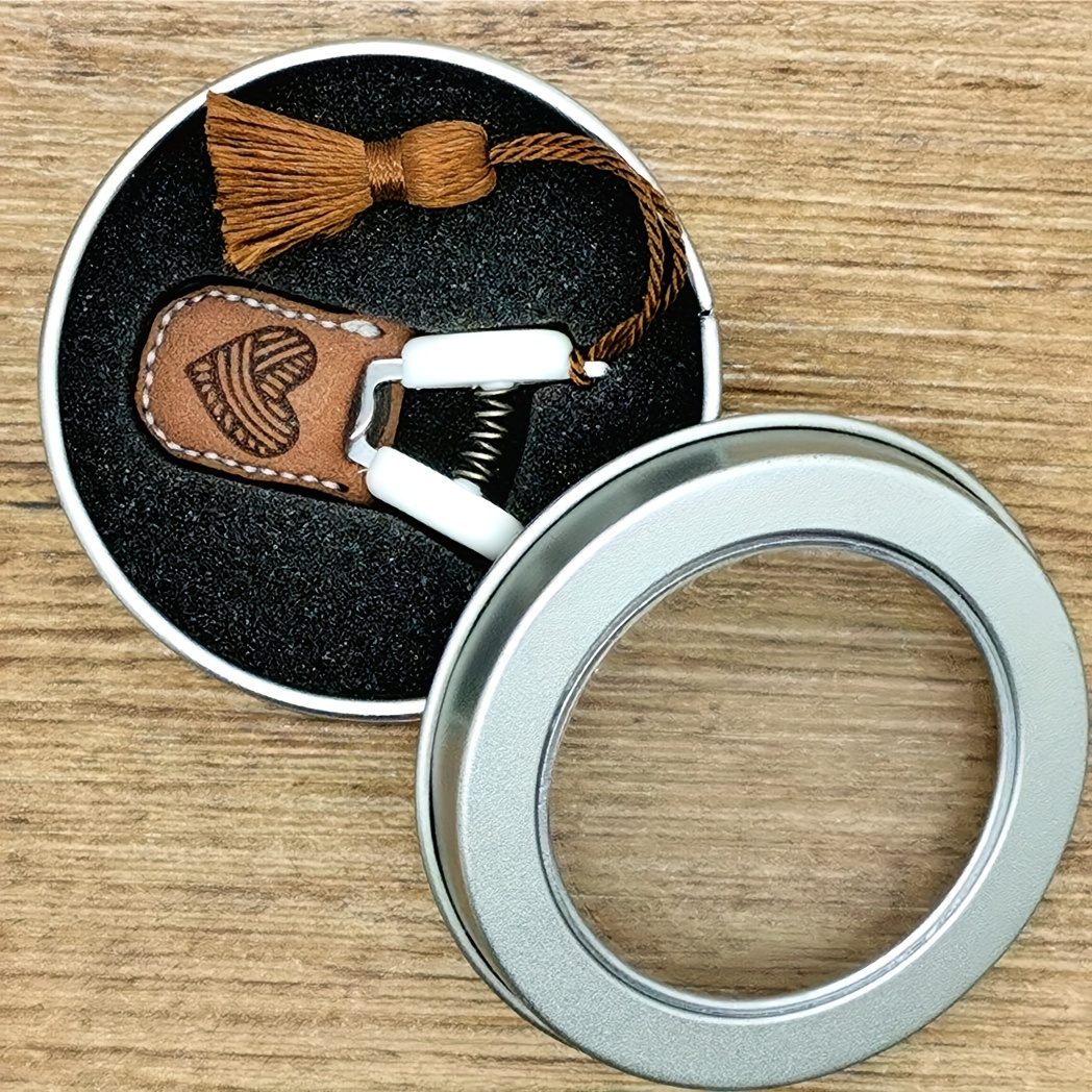 E-shop Mini Schere und Garnhaken Enthusiasten Aufbewahrungsbox, ideales Geschenk für Häkel-