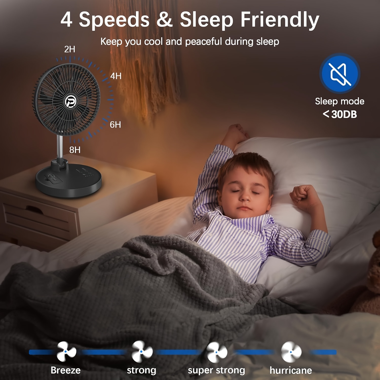Ventilador oscilante PANERGY recargable