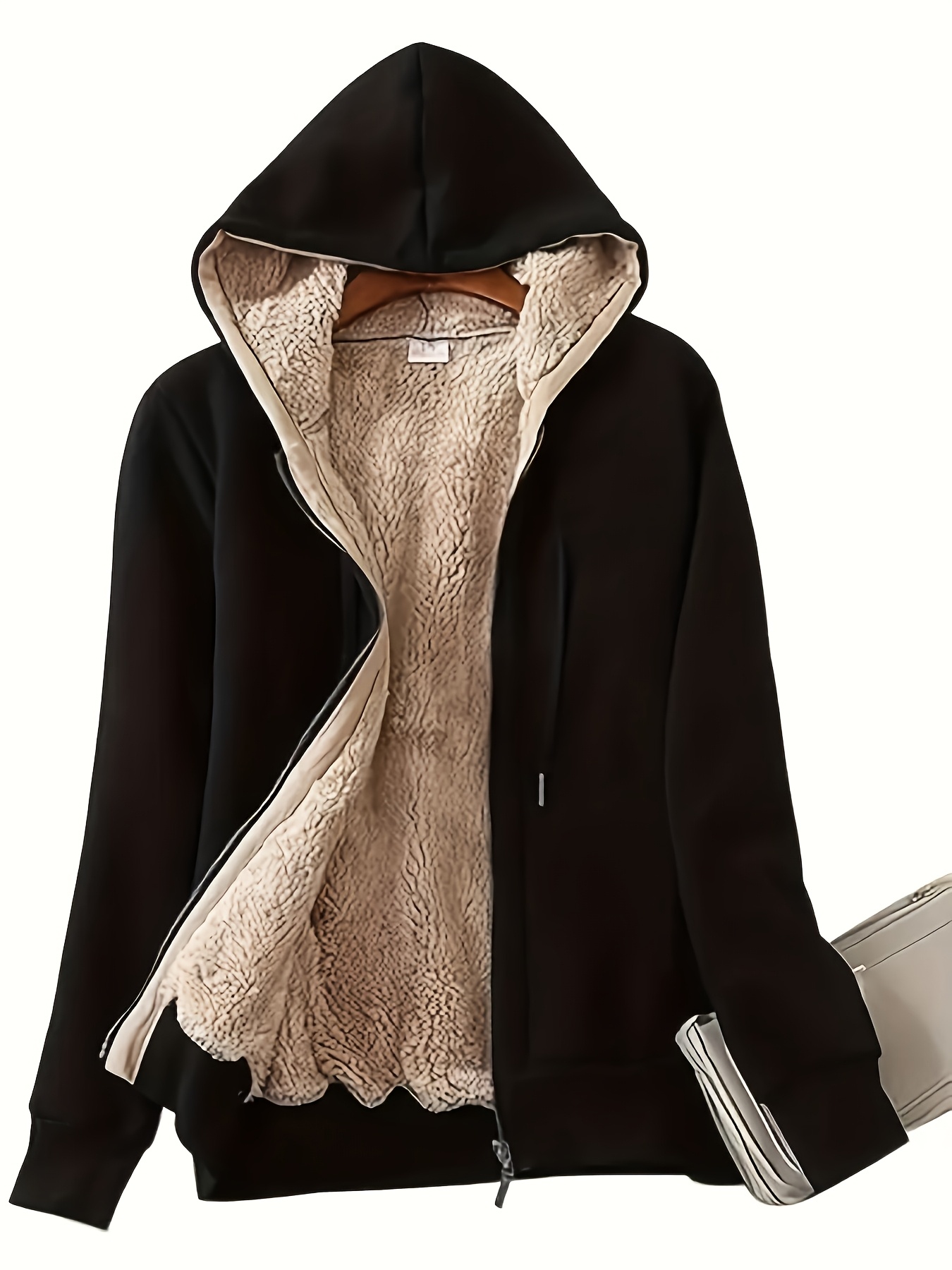 womens lined ski jacket winter warm windproof hooded coat heavy duty thermal snow jacket for women outdoor hiking winter coat cold weather sportswear