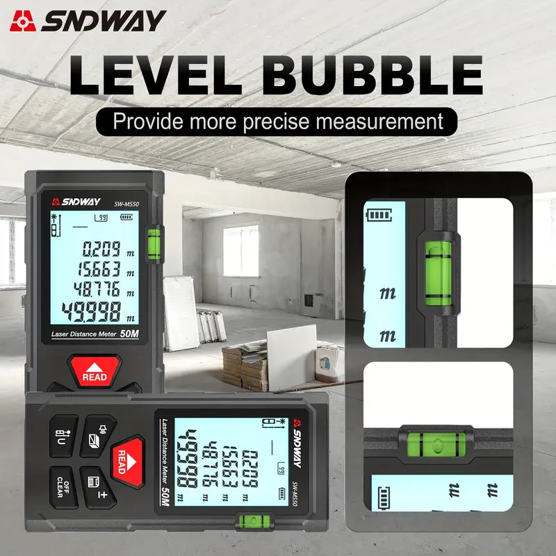 Mini Misuratore Di Distanza Laser, Laser Digale Da 164 - Foto 11