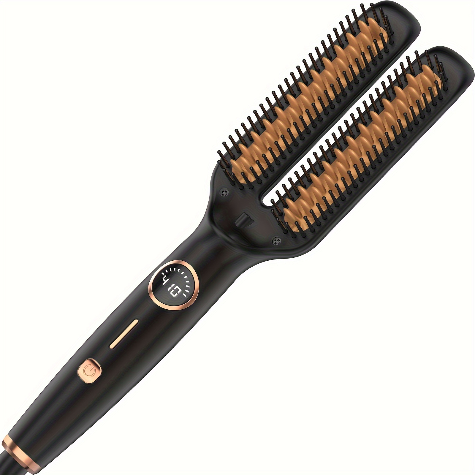 

Hair Straightener Brush – Hair Straightening Iron With Built-in Comb, Fast Heating & 5 Temp Settings, Professional , Hot Comb For Women Hair