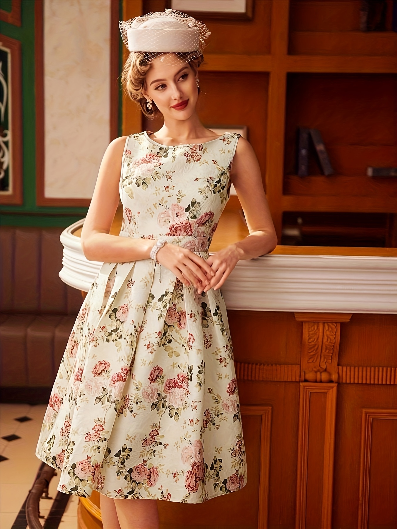 elegant women a line jacquard party holiday dress - Temu Australia