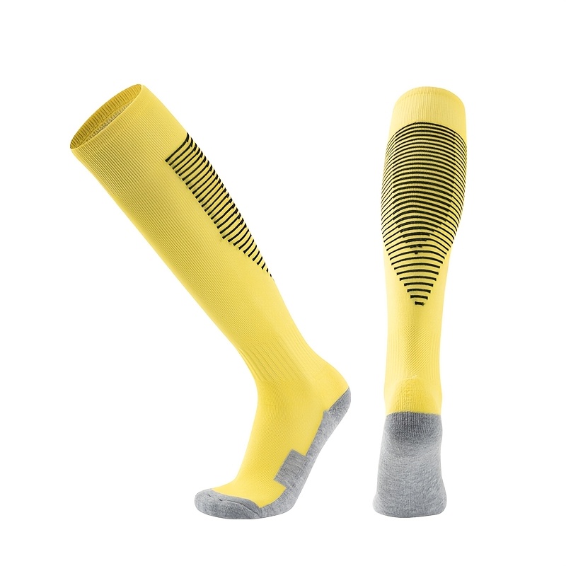 TEMU Calcetines altos por de la para con de toalla - antideslizante transpirable y absorbente del , adecuados para entrenamiento, fútbol, gimnasio,