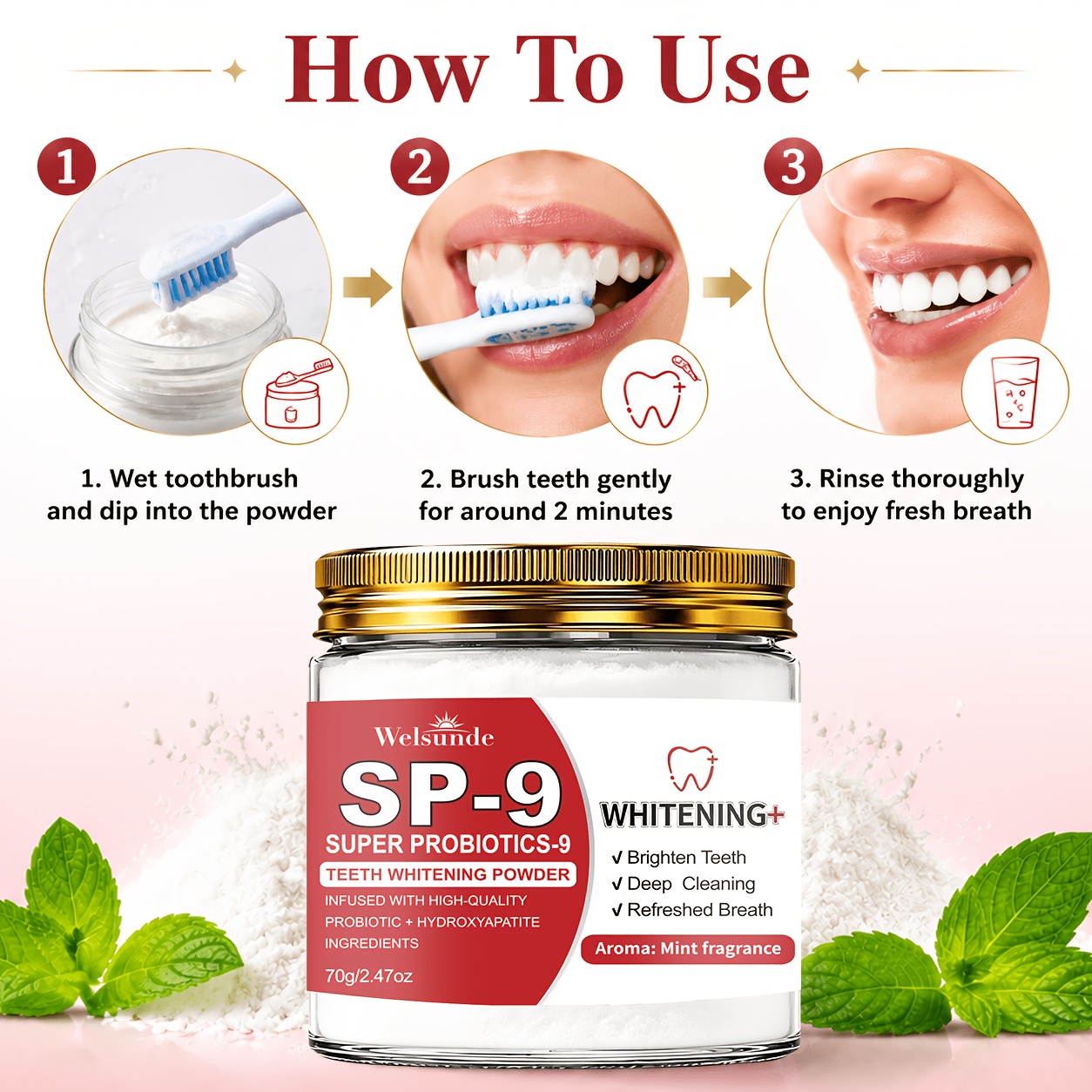 [Teeth Tech] SP-9 Super Probiotics Teeth Powder Toothpaste
