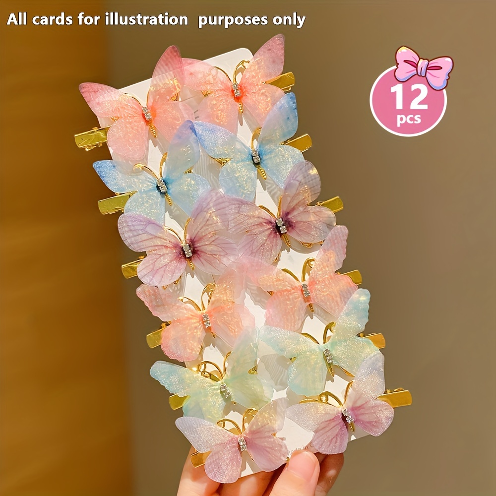 TEMU 12/24/48pcs Of Hairpins, Cute And Versatile, Suitable As Gifts