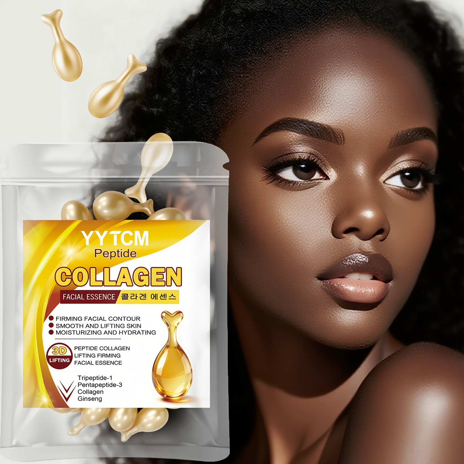 collagen essence capsules moisturizing hydrating - Temu