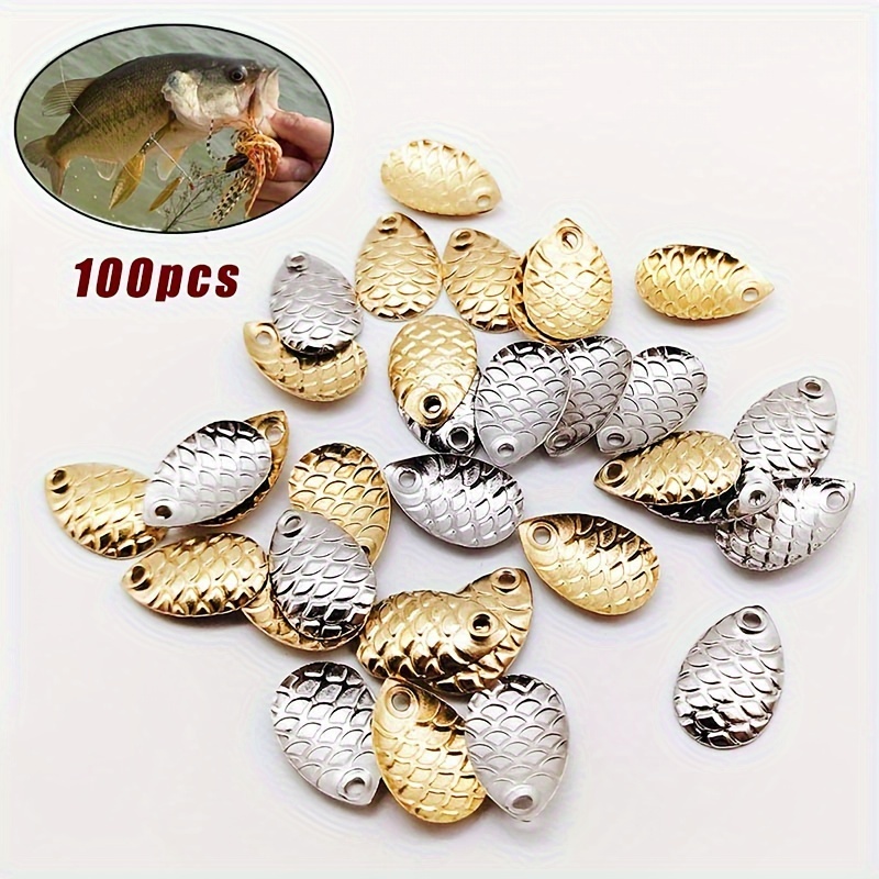 Fishing Spinner Blades for Lure Making,150pcs Spinner Making