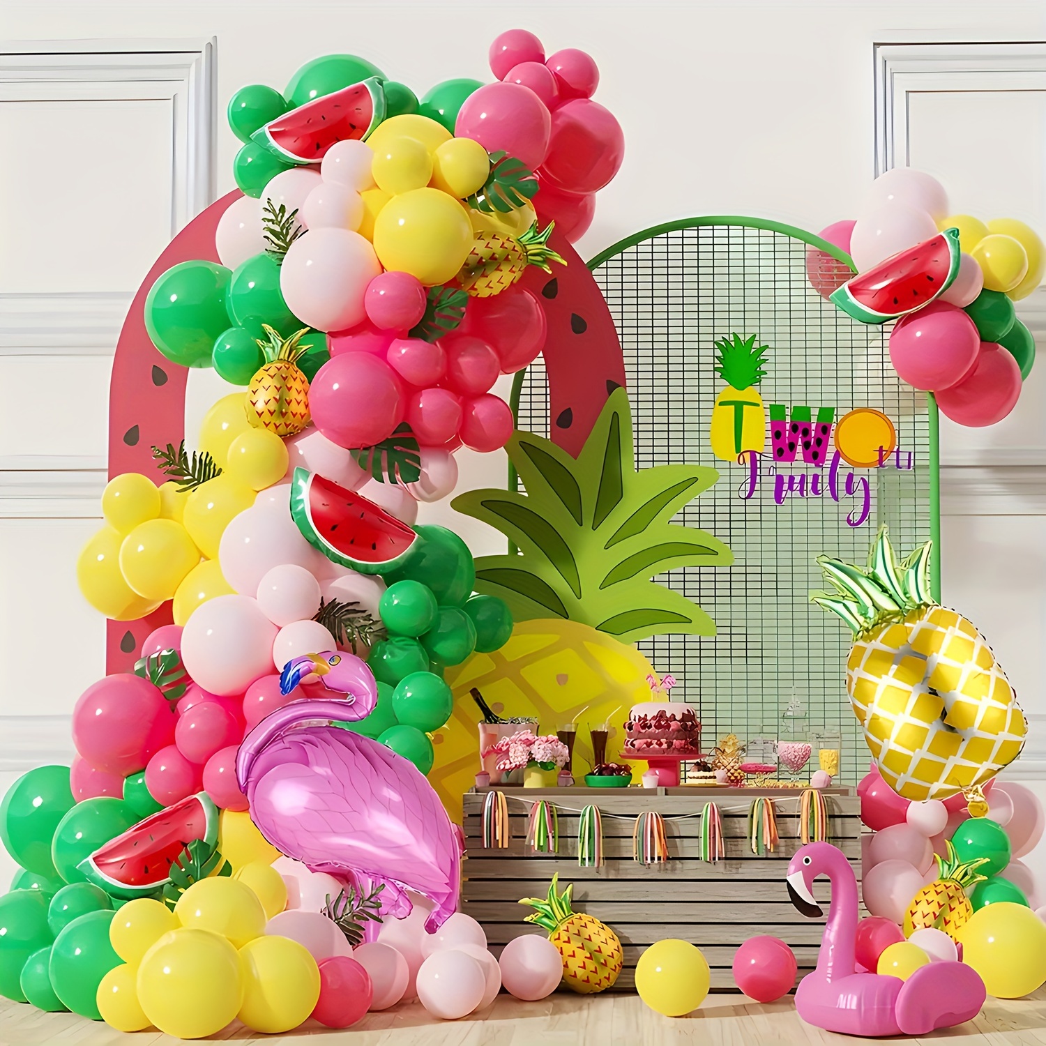Colorful Balloons For Tropical Summer Beach Hawaiian Baby - Temu Australia