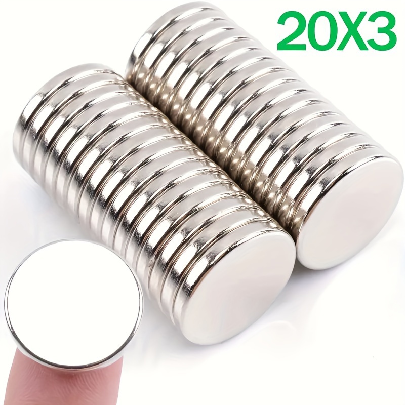 

10/20 Pcs 20x3mm Magnets - For , Whiteboard, , Photos, , , , Kitchen Accessories - Xiongchuci