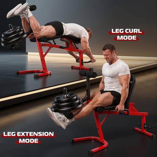 leg extension and machine lower body workout machine adjustable leg machine with plate loaded leg extension machine with exercise bench home gym weight machine