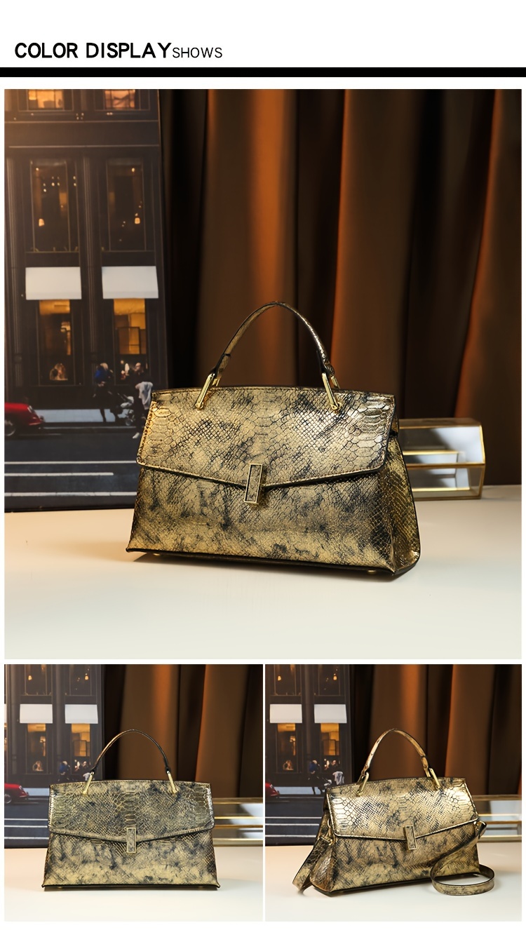 Handbag on model full view