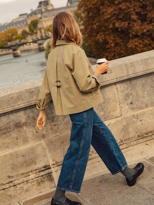 beautiful womens jacket valentines day apparel jacket womens spring new arrival lapel lined plaid single breasted jacket lined khaki suitable for casual to semi formal wear multi layer weekend outfits exquisite details
