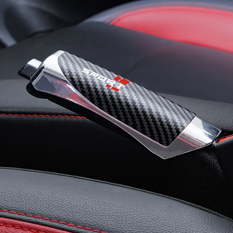 Handbrake Grip Cover, Car Handbrake Cap, Made of High-Quality ABS Plastic, Smooth Surface, Durable Interior Accessories for Sedans And Suvs.