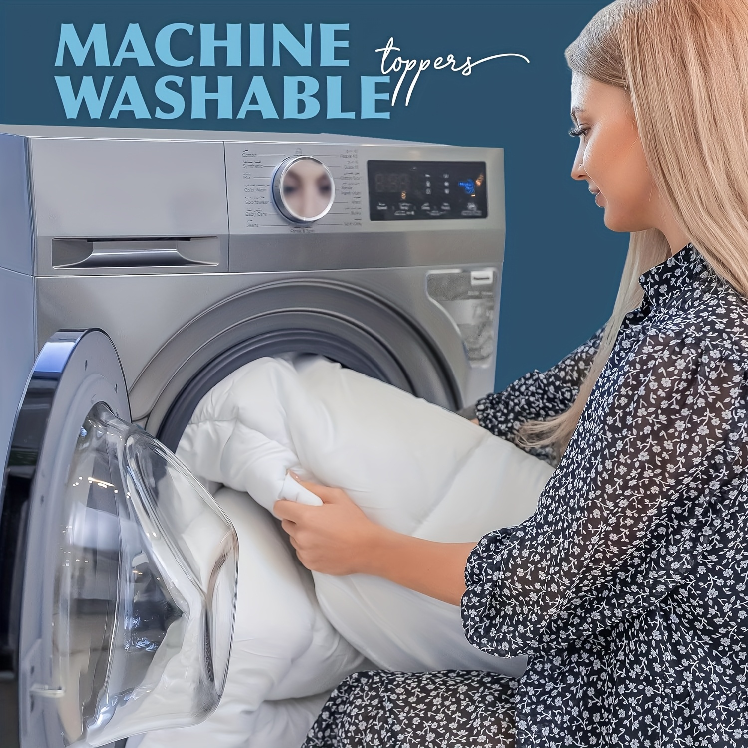 10cm Single/Double/King Size Mattress Protector - Hotel Quality Soft, Comfortable, Breathable, and Quilted Design, Microfiber Mattress Cover - Easy to Install with Shoulder Straps, Hypoallergenic, Washable