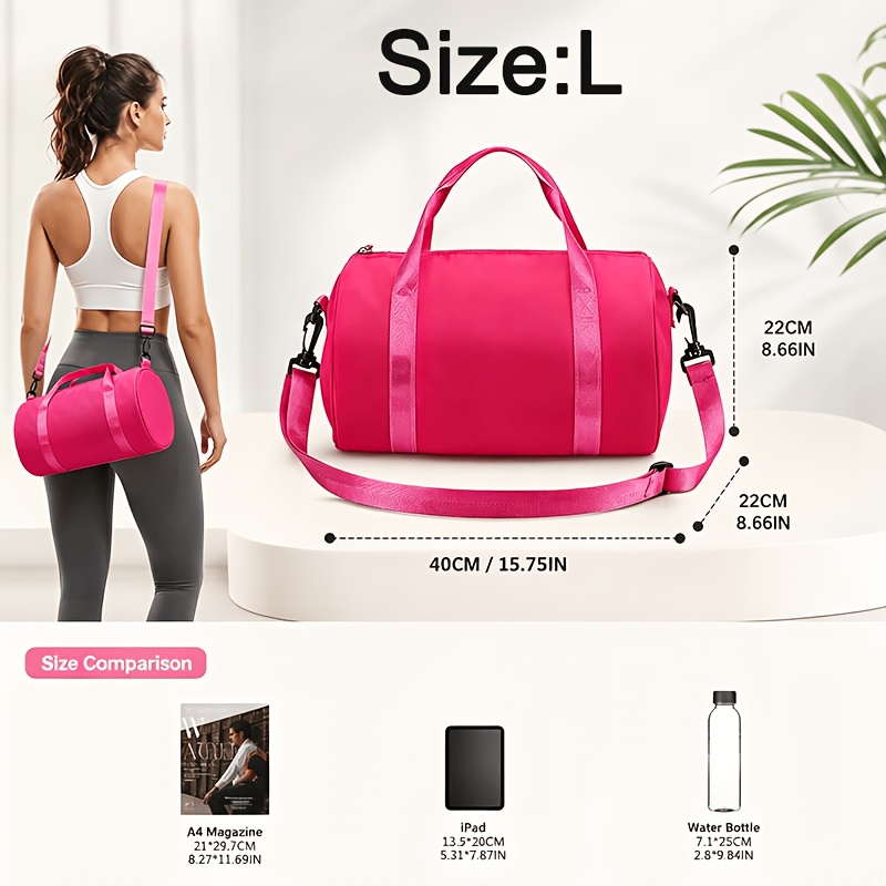 TEMU Borsa , borsa per sport , borsa da viaggio disponibile in pi羅 colori, borsa da viaggio per tragitti, borsa portatile �� Adatta per yoga, attivit�