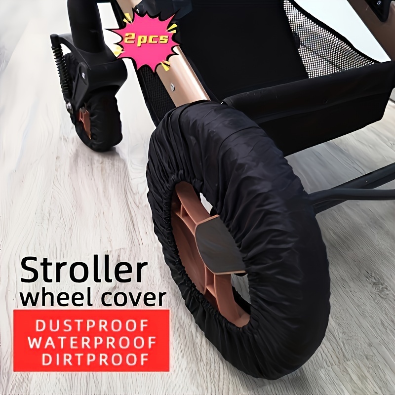 

Panlynner Stroller Wheel Cover - Dustproof, Easy-clean Polyester For ' Strollers & Accessories,christmas