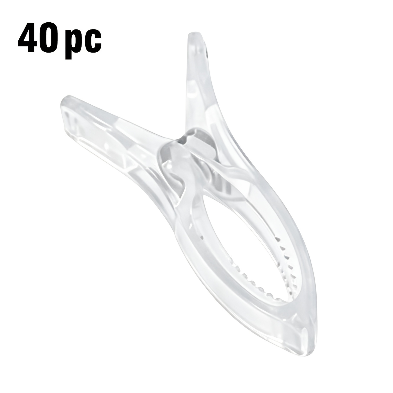 TEMU 20/40/60pcs Heavy-duty Clips - Transparent Multi-functional Photo Backdrop Clamps For Balloon Arch Construction, Photography Backdrops, Crafts &