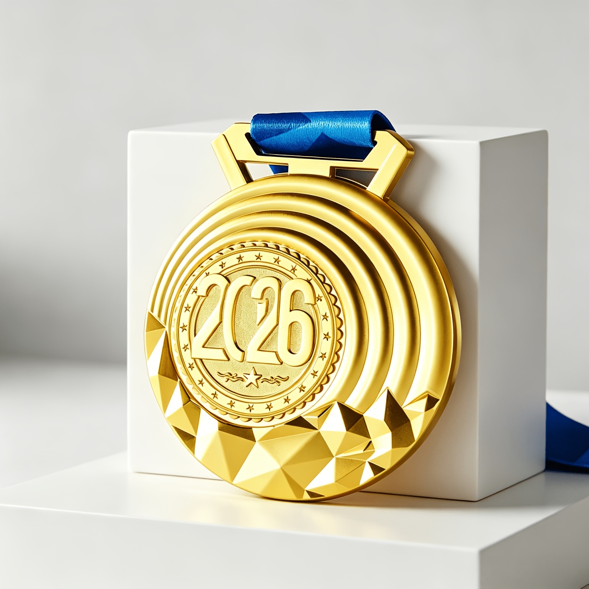 TEMU 1pc 2026 Commemorative Medal, Backside Supports Custom Logo, Name, Event Name, And Award Message Customizable, For Campus Leagues, Club