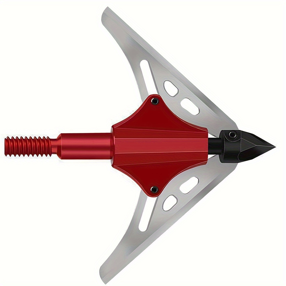 

Archery Broadheads 100 Grain Fixed Blades Stainless Steel Hunting Broadheads For Recurve Bow And Compound Bow
