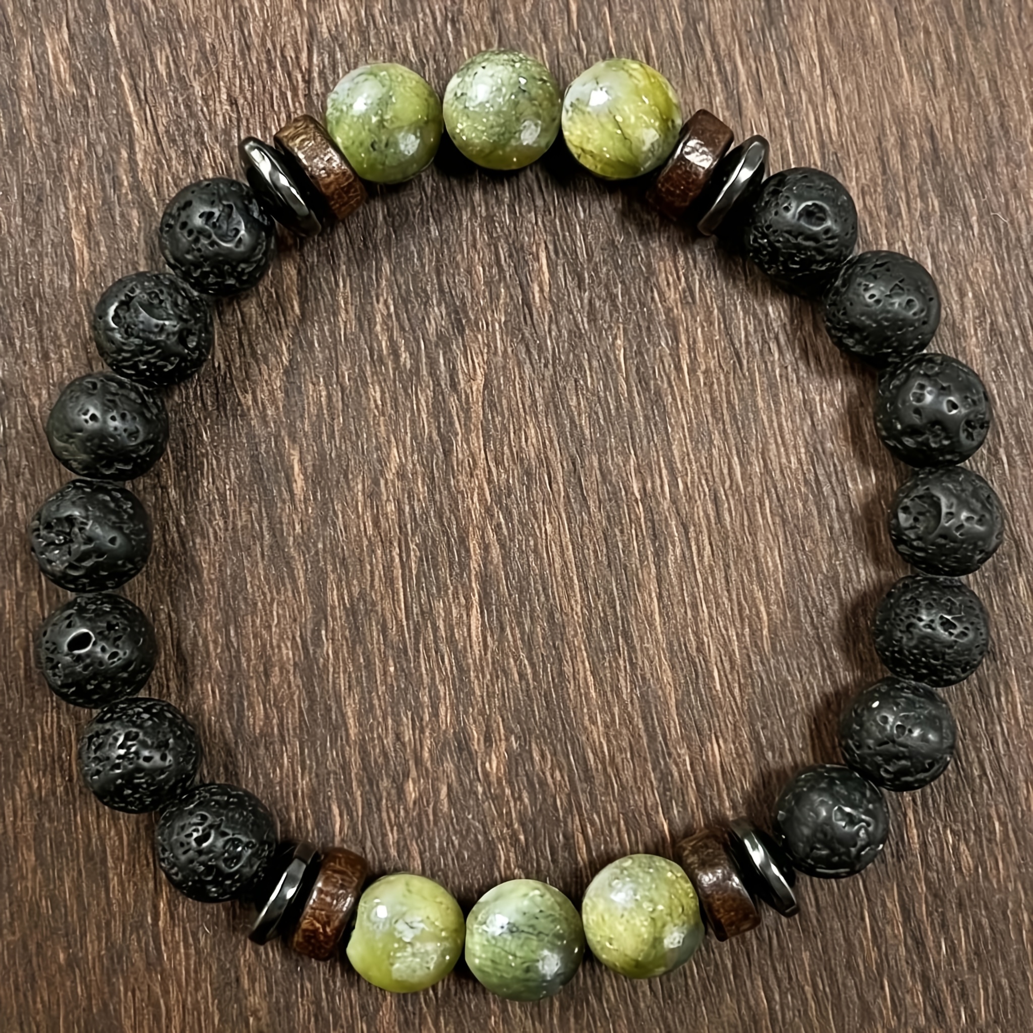 TEMU 1pc Of Southern Stone African Flower, Combinations, Unisex Fashion Jewellery Accessory, Bohemian Style, Birthday And Christmas Gift, Unique